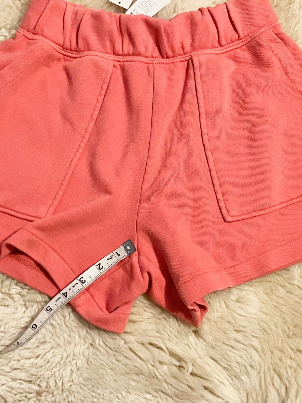 NWT Aerie Go-To Fleece Short in Rusty Peach Sz XS - Picture 8 of 11